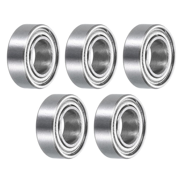uxcell 5pcs MR126ZZ Miniature Deep Groove Ball Bearings - 6x12x4mm for Electric Motor and Home Appliances
