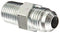 Eaton Weatherhead C5205X6 Carbon Steel SAE 37-Degree Flare-Twin Fitting, 1/4" NPT Male x 3/8" JIC Male
