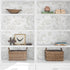17.3"x393" Heroad Boho Peel and Stick Wallpaper Floral Contact Paper Wall Paper Removable Self Adhesive Wallpaper