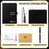 Weekgrat 7 Set Pcs Officiant Gift Includes Leather Hardcover Proposal Officiant Book Black Ink Pen Thank You Card