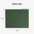 Smead Standard Hanging File Folders, 50 Count, Letter Size, Standard Green, 1/5-Cut Adjustable Tabs (64029)