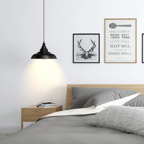 14.5 YeLEEiNO Pendant Lighting Fixtures, Feet Extension Hanging Lantern Pendant Lamp,Swag Lights with Plug in Cord