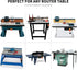 Ortis 125V 2 Multi-Purpose Router Table Switch with Outlets, Perfect for Any Router Table, Easy Installation