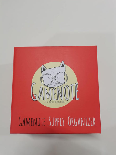 GAMENOTE Rotating Art Supply Storage Organizer, Lazy Susan for Kids Desk, Office School Supplies, Craft Caddy