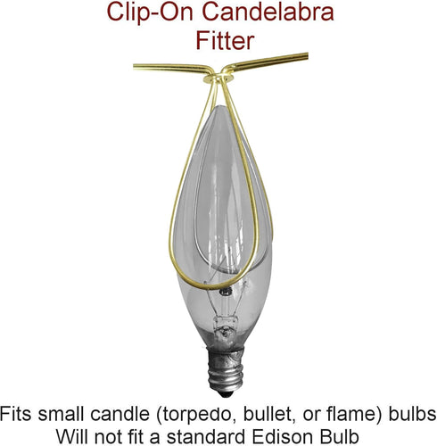 2.5x5x4 Down White Scallop Stretch Clip-on Candelabra Lampshade - Perfect for chandeliers, foyer lights, and wall