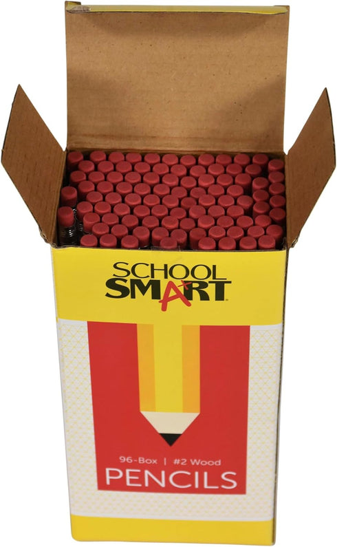 School Smart Hexagonal Pencil, No. 2, Pack of 96 - 083275