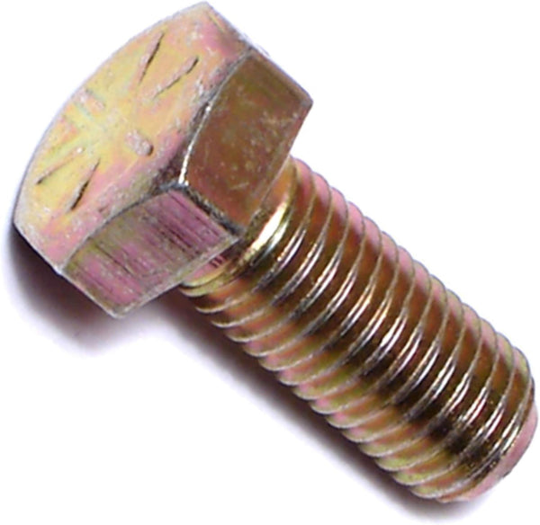 014973251819 Grade 8 Fine Hex Cap Screws, 5/16-24 x 3/4, Piece-10, Yellow