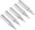 uxcell Lead-free Soldering Iron Tip Flat Edge Replacements, 5Pcs for Soldering Station