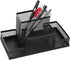 Pen Holder Metal Wire Mesh Pencil Container, 4 Divided Compartments, Home Office Supplies Desktop Accessory Organizer