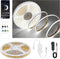 Pandery COB LED Strip Lights Cool White,24V Dimmable led Light Strip KIT