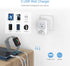 TESSAN South Africa Power Adapter, Type M Travel Plug with 4 AC Outlets & 3 USB Ports for US to South Africa