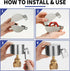 2 Pack 1-1/2 3 Inch Outdoor Faucet Lock, Water Hose Bib Spigot Lock Stainless Steel Cover & Padlock Kits for to Dia