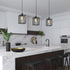CAFULAM (1 Pack Black Pendant Lighting Modern Pendant Light, Adjustable Pendant Light Fixture,Pendant Lights Kitchen