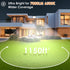 50W 6500K White,12000LM Light,IP66 LED Flood Light Outdoor Daylight Super Brighter LED Work Waterproof Security Light