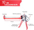 XFasten No Drip Caulk Gun, 12:1 Thrust Ratio, Ergonomic Grip for 10 oz Tube, Drip Free Caulking Gun