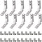 10Pcs 15 Series ULS Aluminum Extrusion Profile Connector Brackets with Corner Pieces and Screws