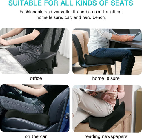 Tailbone Benazcap Standard Memory Seat Cushion for Office Chair Pressure Relief Sciatica & Pain Relief Firm Coccyx Pad