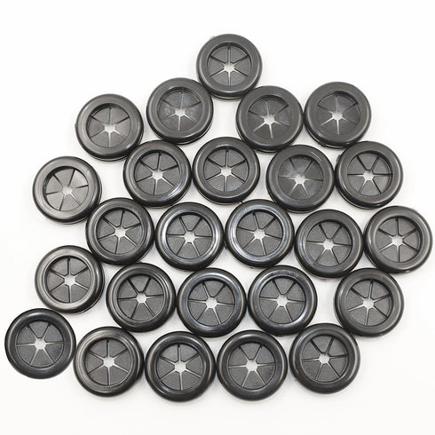 25PCS 3/4 inch Rubber Grommets for Wiring, 5/8" ID Automotive Firewall Cable Hole Protection, Double-Sided Plugs