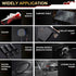ARRIS 240 x 240 x 0.5mm Carbon Fiber Sheet, Available in Multiple Thicknesses, 100% 3K Carbon Plate