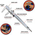 Performance Tool W80163 6-Inch Non Digital Vernier Calipers Set by Performance Tool