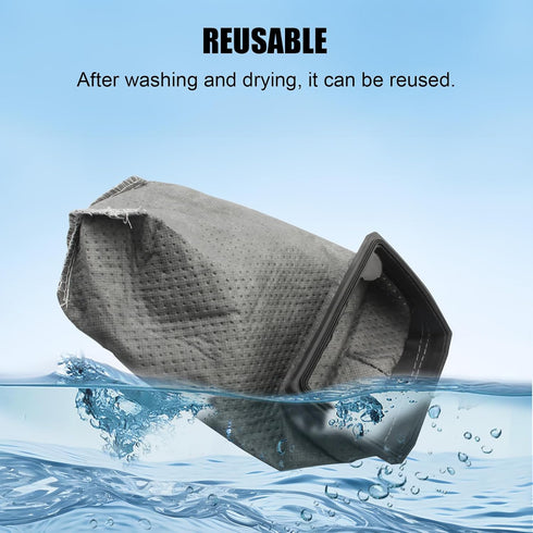 4 PCS Cloth Bag Replacement for Hoover Porta Power Swingette S1015 S1029 and CH30000 Commercial Vacuum