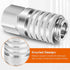 PD242 Series Steel Test Port and Diagnostic Equipment Quick Coupler, 1/8" Body Size, 1/4"-18 NPTF