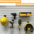 Juformin Trimmer 8" 2 Adjustable Slatwall Hooks, Lockable Slatwall Weedeater & String Hanger, Power Tool Hanger