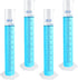 4 Packs 500ml Plastic Graduated Cylinder, Transparent Measuring Cylinder Set with Pour Spout for Science Projects