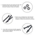 DYWISHKEY 200 Pieces M3 Hex Socket Head Cap Bolts Screws Nuts Kit with Hex Wrench, 12.9 Grade Alloy Steel