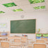 4 40 4 2 Pcs Fluorescent Light Covers with Magnets Decorative for Classroom Ceiling Light x Feet Magnetic Light Covers