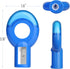 6 Pack, 2-in-1 Mr. Pen- Manual Pencil Sharpener & Eraser, Manual Sharpeners, Multicolored Sharpener with Eraser Fun