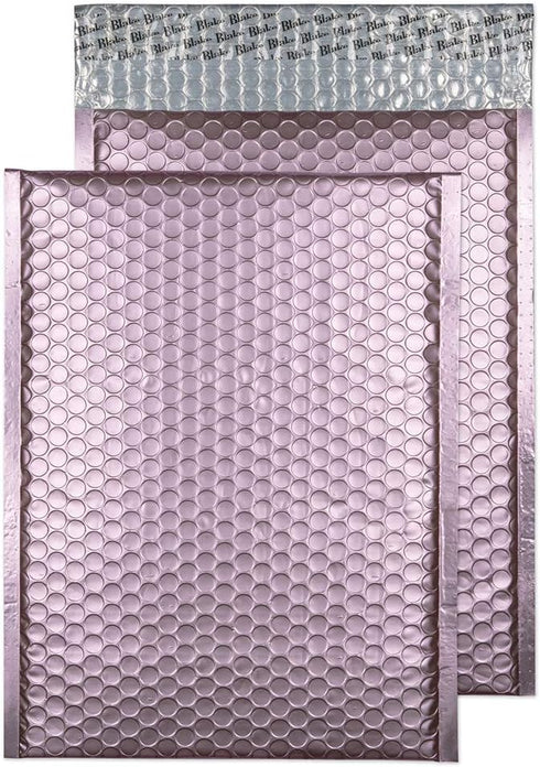 Blake Padded Bubble Mailer, 8 1/2 x 12 Inches, Baby Pink, Peel & Seal - Pack of 10 Protective Envelopes