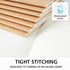 feela 8 Pack Unlined Kraft Paper Notebooks, A5, 60 Pages, Small Sketchbook for Drawing and Writing