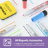 Magnetic Whiteboard Calendar for Fridge, Dry Erase Family Chore Chart with Grocery List, Markers, Eraser