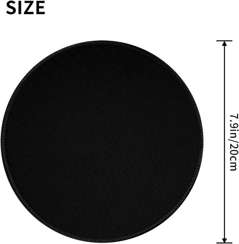 Mouse Pad Custom Photo Picture Text Mousepad Round Pads for Desk Personalized Mousepads with Non-Slip Rubber Mat Customized Office Accessories School Supplies by KFPTGMS