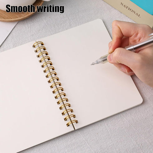 Koogel 4PCS Mini Spiral Notebooks, 4.5x 5.7inch Small Blank Pocket Notebooks for School Office Note Taking