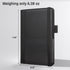 6 5.12" 7.91", RSAquar Premium Server Book with Kickstand & Hand Strap Waiter Book Organizer with Pockets, Pen Holder