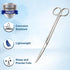 (7" Metzenbaum Dissecting Scissors with Gold Rings- Long Slim Precision Scissors made of Medical Grade Premium Quality