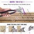 Swpeet 300Pcs Steel Wire Staples Assortment Kit, 3/4" 5/6" 3/2" for Concrete Metal Wire Twisting Fence