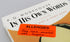 ChromaLabel 1 x 2.25 Inch Allergy Labels, 250 Labels per Dispenser Box, Fluorescent Red-Orange