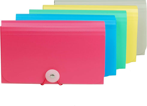 C-Line 13-Pocket Expanding File, Coupon Size, Includes Tabs, 1 File, Color May Vary (58410)