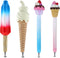 Ice Cream Cupcake Collection Novelty Pen Set of 4 Ice Treat, Vanilla