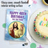 NobleWorks Funny 40th Birthday Greeting Card - Joking God Humor Milestone, 40 Years Happy Bday (1 Card)