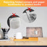 Eadvreit Book Stand, Wooden Triangle Book Holder, Book Rest with Cup Holder, Small Bookshelf Suitable for Reading