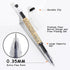 RIANCY Gel Ink Pen Japanese Style Liquid Ink Rollerball Pens Quick Drying 0.35mm Ultra Fine Point Ballpoint Maker Pen Premium for Office School Stationery Supply 24 Pcs Black ink