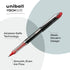uniball Vision Elite Roller Ball Pen, Stick, Micro 0.5 mm, Black Barrel, Assorted Ink Colors
