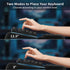 Starvortex 43cm Computer Keyboard Stand with Wrist Rest, Ergonomic Keyboard Pad with Wrist Support, Keyboard Riser