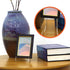 Clear Acrylic Easel - 6” Display Stand for Picture Frames, Plaques, Ceramic Tiles, Plates, and More