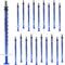 20Pcs 1ml/cc Plastic Syringe, No Needle Individually Packaged, Measurement for Scientific Labs, Feeding Pets