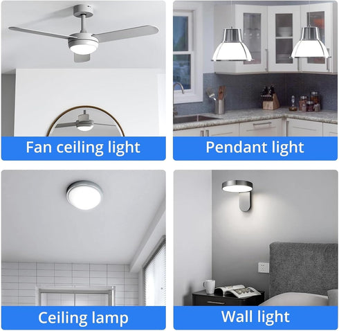 3.93 Inch 120V 18W 2000LM 3 Dimmable, Pomya LED Retrofit Light Kit for Ceiling Flush Light, AC Color Temperature